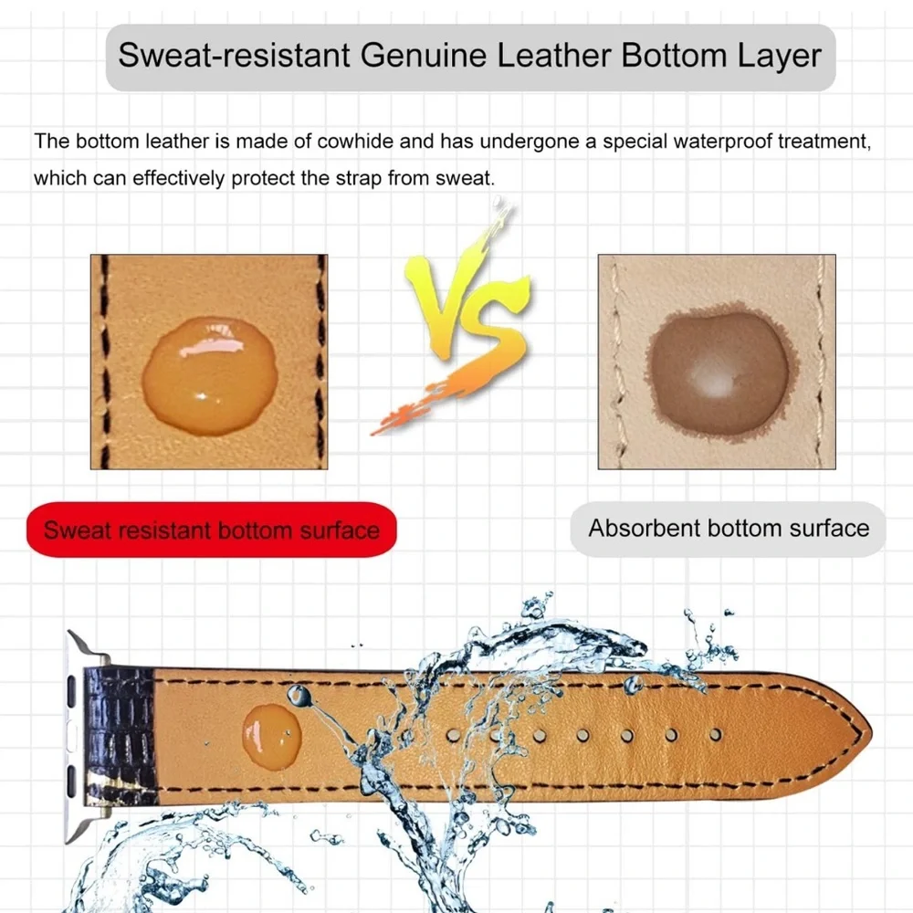Apple IWatch Band Genuine Leather Replacement Band